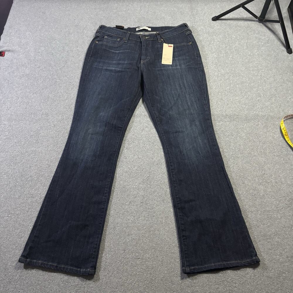 NWT Levi’s 515 Bootcut Jeans Women’s 32x31.5 Indigo Dark Wash Flap Pocket Denim